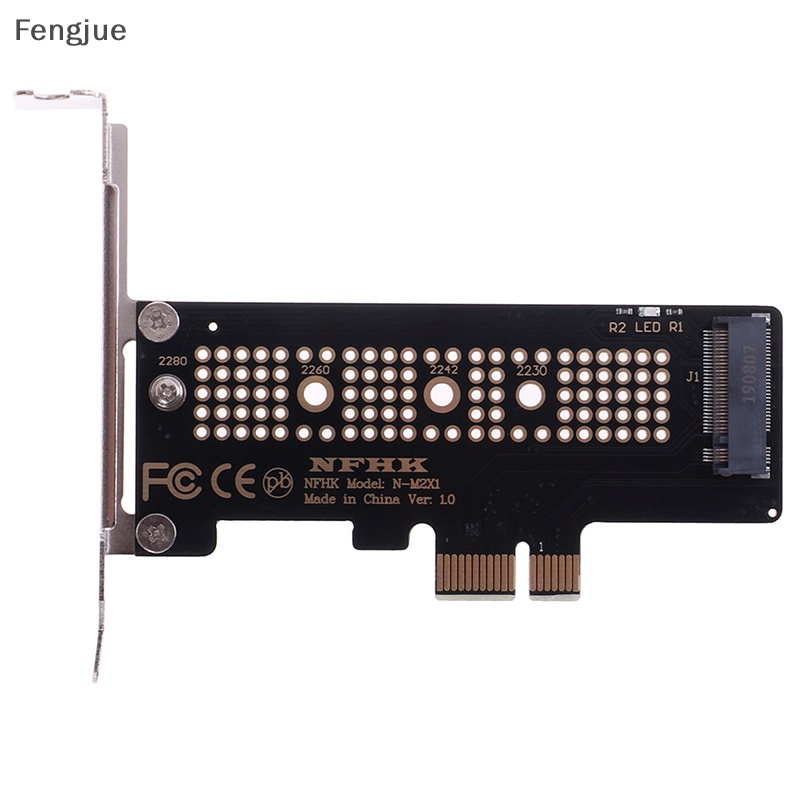Fengjue NVMe PCIe M . 2 NGFF SSD Para Placa Adaptadora x1 Com Suporte BR