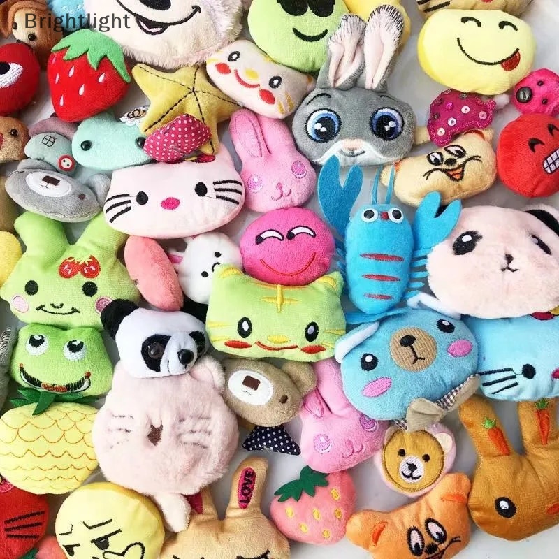 [Brightlight] 10 Unidades De Bonecos De Pelúcia De Animais Fofos De 5-6 Cm Urso Panda Brinquedos Para Meninas Máquina De em Oferta na Shopee