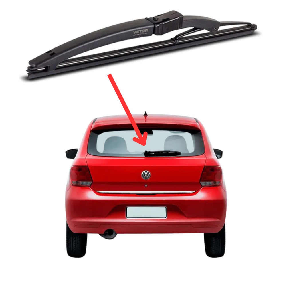 Palheta Limpador Traseiro Gol G5 G6 G7 G8 2008 a 2022 Modelo Original em Oferta na Shopee