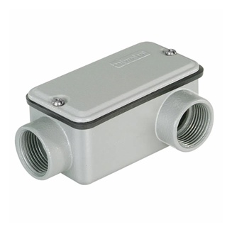 Condulete Tipo Ll 3/4 Aluminio Fixo Cinza Conduletzel Wetzel em Oferta na Shopee