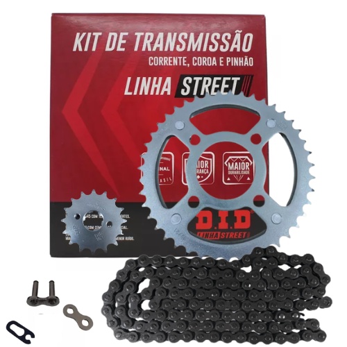 Kit Relação Titan 150/ Fan 150 2004/2015 Sem Retentor Did