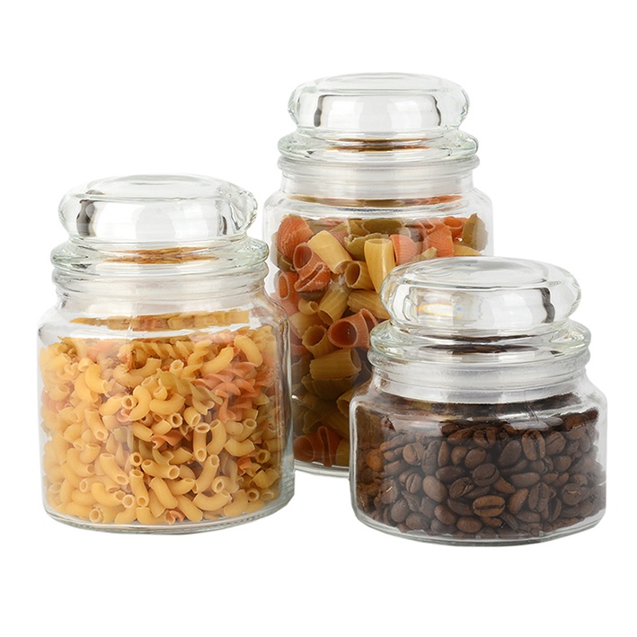 Conjunto 6 Potes Vidro Hermético 750/520/350ml Class Home — imagem 2 de 2