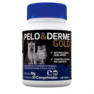 Pelo E Derme Gold Suplemento Vitamínico Mineral 30 Comp