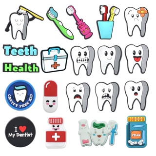 Amuletos de sapato para PVC bonito dos desenhos animados série de dentes acessórios de decoração anime fivela de sapato em Oferta na Shopee