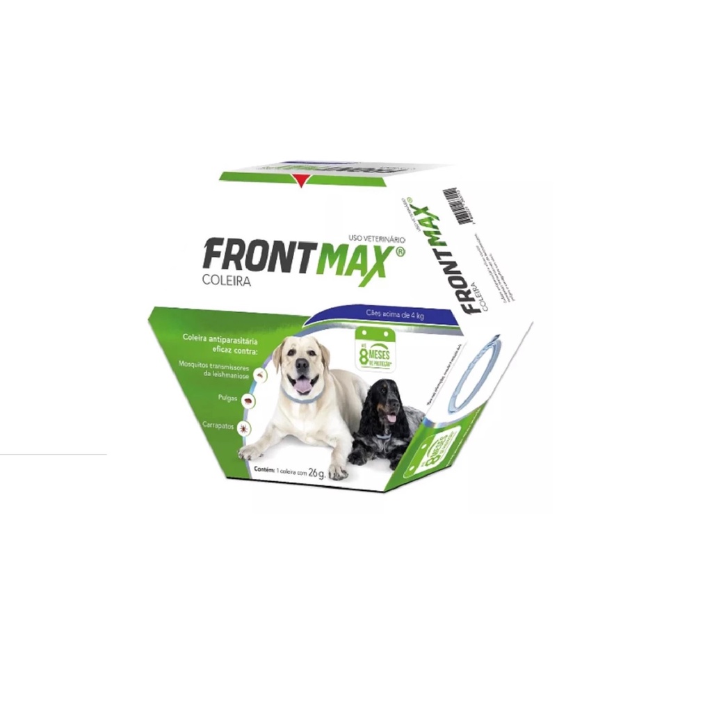 Coleira Antipulgas FrontMax Cães Acima De 4 Kilos 70 cm