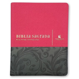 Bíblia Sagrada Com Espaço para Anotações | NVI | Thomas Nelson Brasil | Capa Luxo Vermelha em Oferta na Shopee