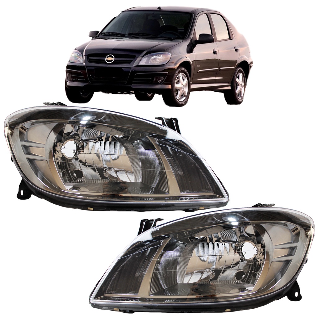 PAR Farol Prisma 2007 2008 2009 10 11 12 13 14 15 16 Dark Chrome
