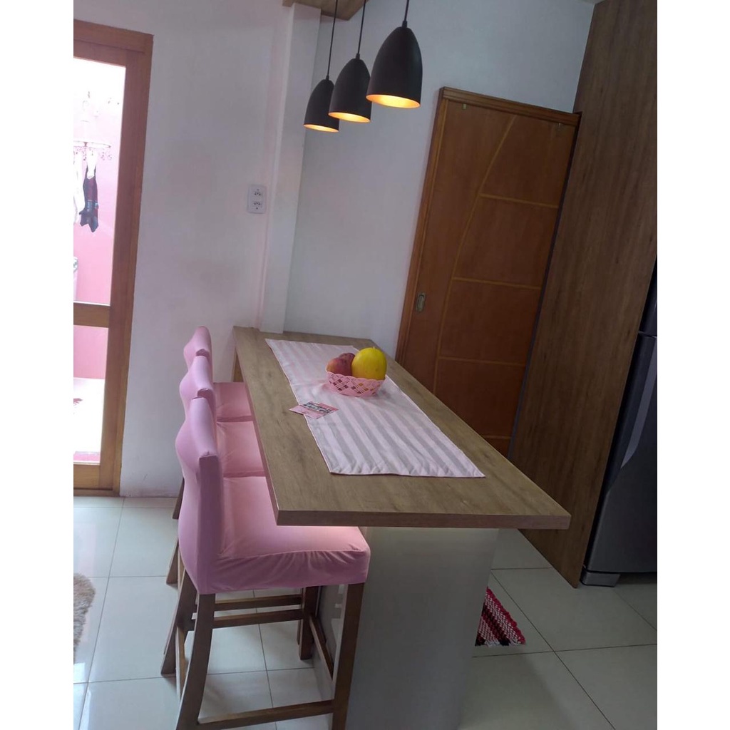 Capa para Banqueta Tradicional ajustavél - conjunto até 6 capas em Oferta na Shopee