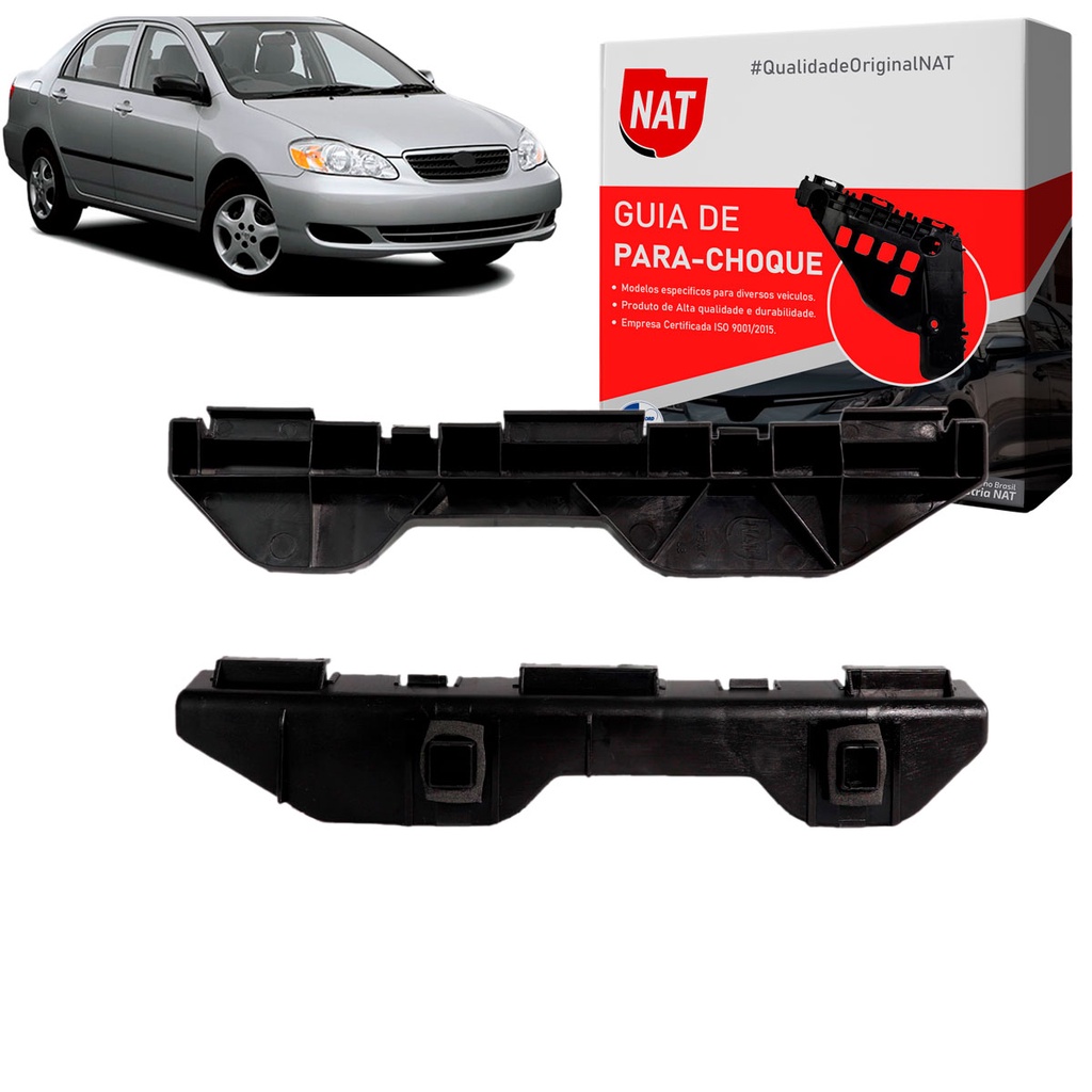 Suporte Guia Parachoque Corolla 2003 Até 2008 Traseiro em Oferta na Shopee