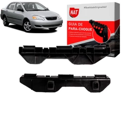 Suporte Guia Parachoque Corolla 2003 Até 2008 Traseiro