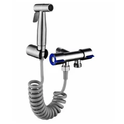 Ducha Higiênica Com Registro 304 Válvula Dupla Saída 1/2 Para Banheiro / Conjunto ou Peças Avulsas
