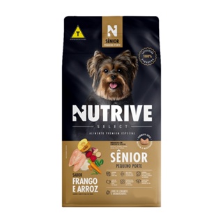 Ração Cães Nutrive Select Senior Pequeno porte Frango e Arroz 10kg em Oferta na Shopee