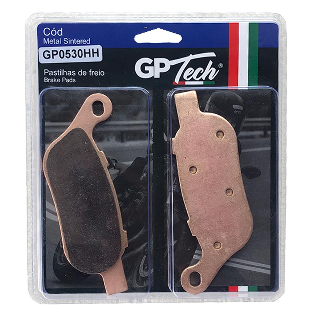 Pastilha Freio GP TECH 0530HH (T) Harley Davidson Fatboy 2008-14 / Heritage 2008-14 / Softail 2008-14 / DYNA Gline 2007-10 em Oferta na Shopee