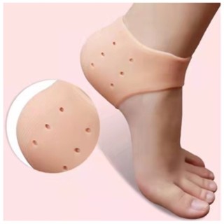 Par de Meia Palmilha Silicone Gel Protecao Ortopedica Esporao Calcanhar Fascite Tamanho Unico