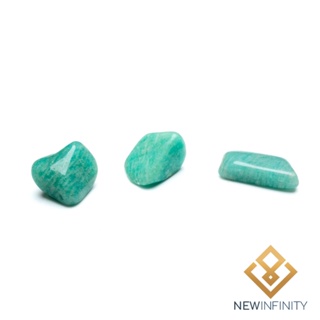 3 pedras Roladas de Amazonita Pedra Natural 2cm Boa sorte e Sucesso em Oferta na Shopee