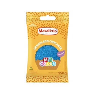 Granulado Crocante Mil Cores 150g Azul