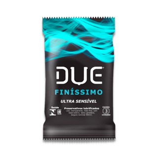 Preservativo Due Finissimo Sensível Resistente Lubrificado
