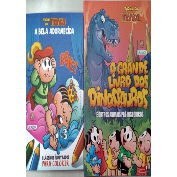Livro - Pack Turma Da Monica - O Grande Livro Dos Dinossauros E Ou