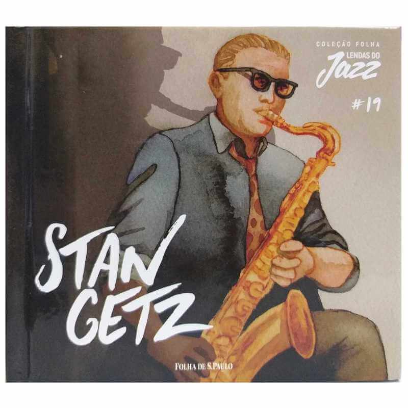 Livro Físico Com CD Coleção Folha Lendas do Jazz Volume 19 Stan Getz
