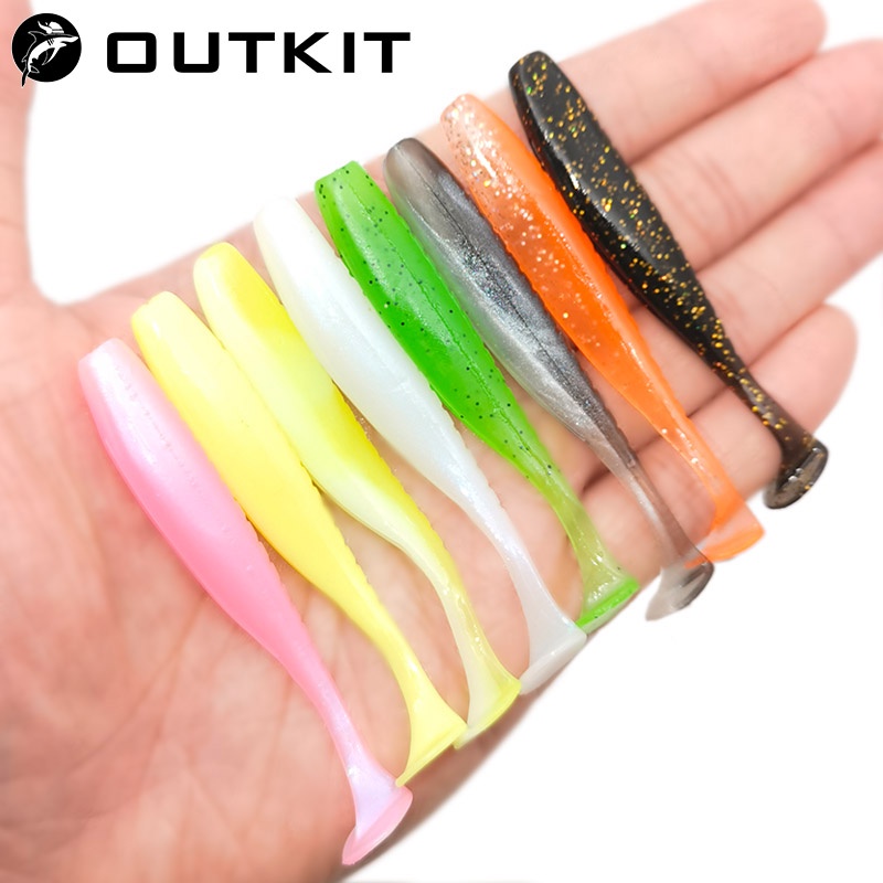 OUTKIT Novas Iscas De Pesca De 20pcs/Lot Fishing Lures Wobblers Carp Soft Silicone Artificiais Para A