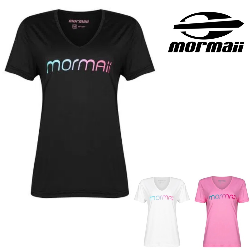 Camiseta Manga Curta Feminina Mormaii Samantha Barijan c/ UV