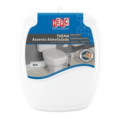 Assento Sanitario Almofadado Thema Premium Branco - Herc