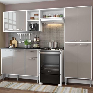 Cozinha Compacta com Armário e Balcão Xangai Multimóveis VM2840