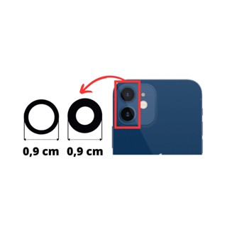 Lente Câmera Vidro Vidrinho Compatível Iphone 11 (Kit 2 Lentes) Original