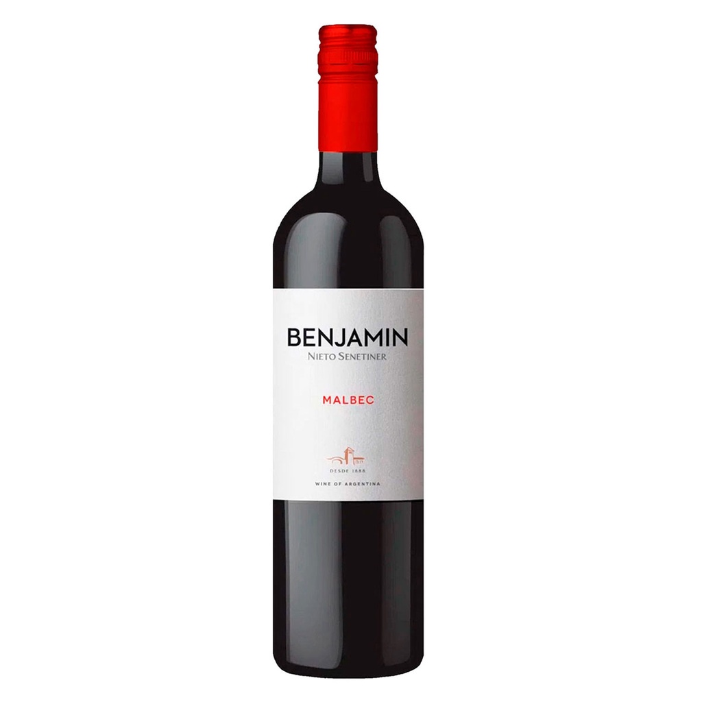Vinho Argentino Tinto Malbec BENJAMIN NIETO Garrafa 750ml - Food & Beverages