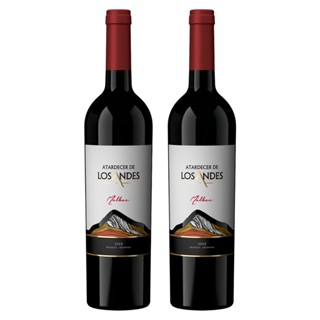 KIT 02 VINHO ATARDECER DE LOS ANDES MALBEC 750ML