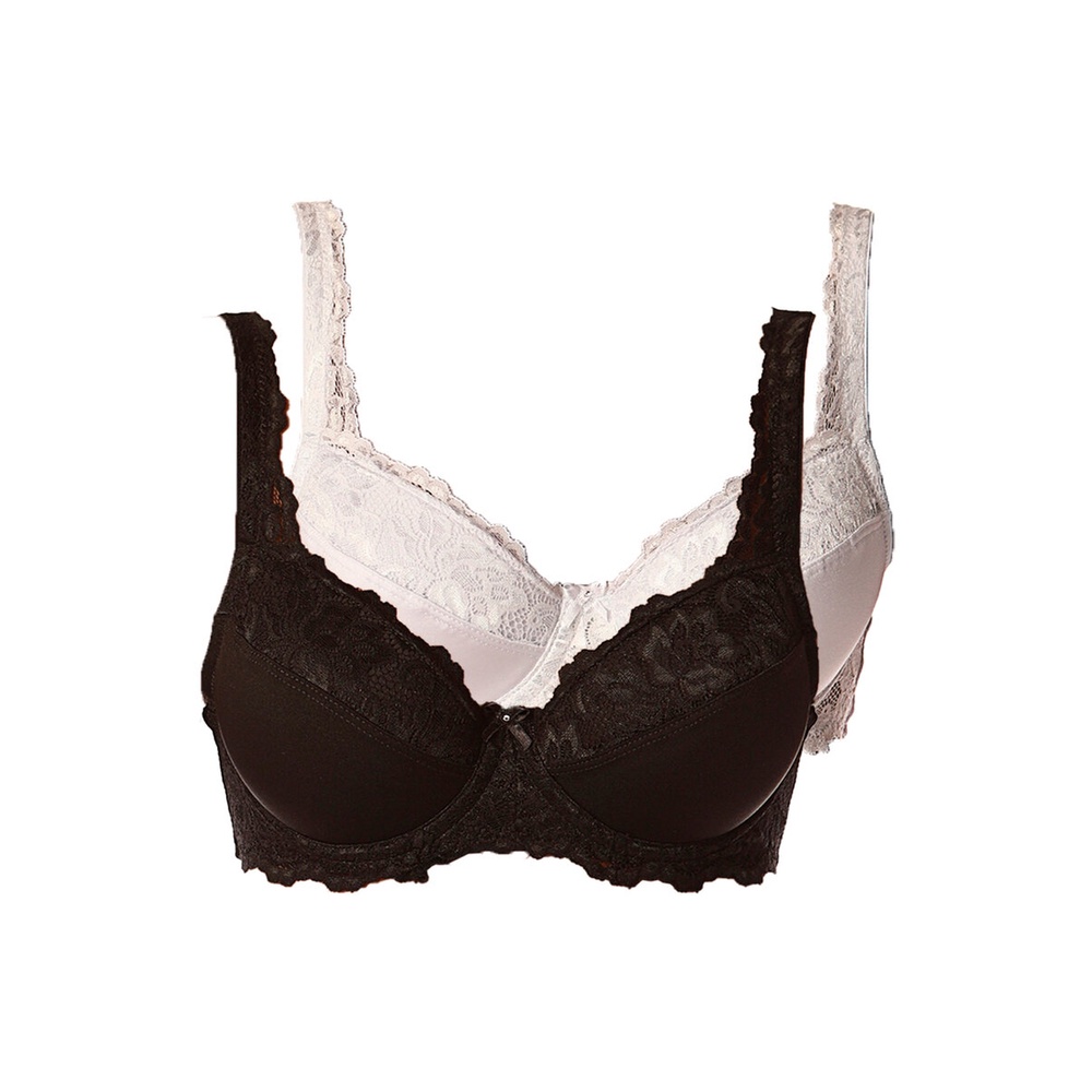 Kit com 2 Sutiãs com Aro e Bojo Iridien Demillus 65204 Taça B Cores Coloridas em Oferta na Shopee