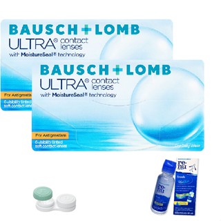 Lente De Contato Ultra Toric Astigmatismo 02 Caixas com Renu