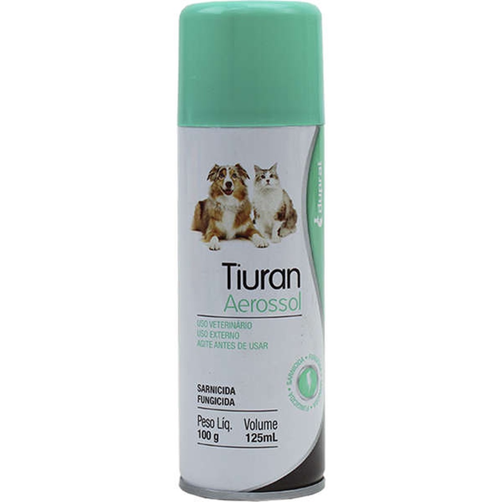Tiuran Aerossol Sarnicida Duprat para Cães e Gatos - 125 mL em Oferta na Shopee