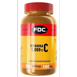 Vitamina C 1000mg Fdc 180 Comprimidos Importado U.s.a