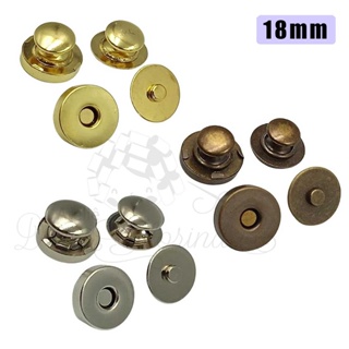 100unid Botão Magnético Rebite Duplo 18mm em Oferta na Shopee