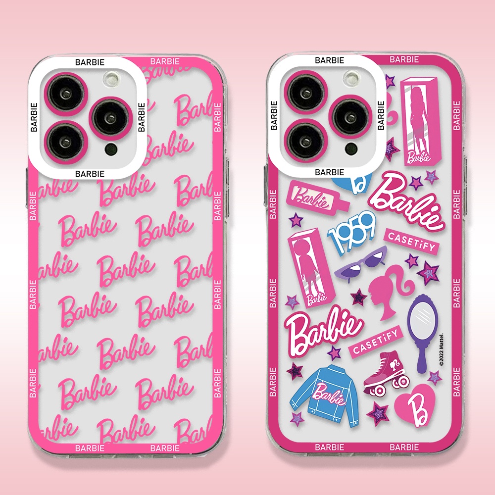 Capa Anti-Impacto Barbies Boneca De Desenho Animado Para Samsung Galaxy S23 S21 S20 FE A14 A34 A54 A13 A23 A33 A53 A32 52 A52S S21 S22 S23 S24 Ultra Plus À Prova De Choque