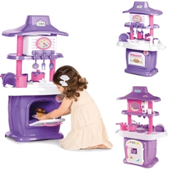 Cozinha de Brinquedo Tateti Le Grand Chef Rosa com Agua