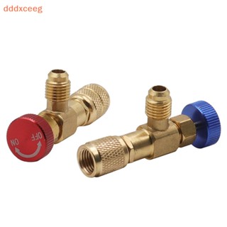[Ddddxceeg] Válvula De Segurança Líquida R410A R22 Refrigerante De Ar Condicionado 1/4 " Adaptador Reparo E Fluoreto