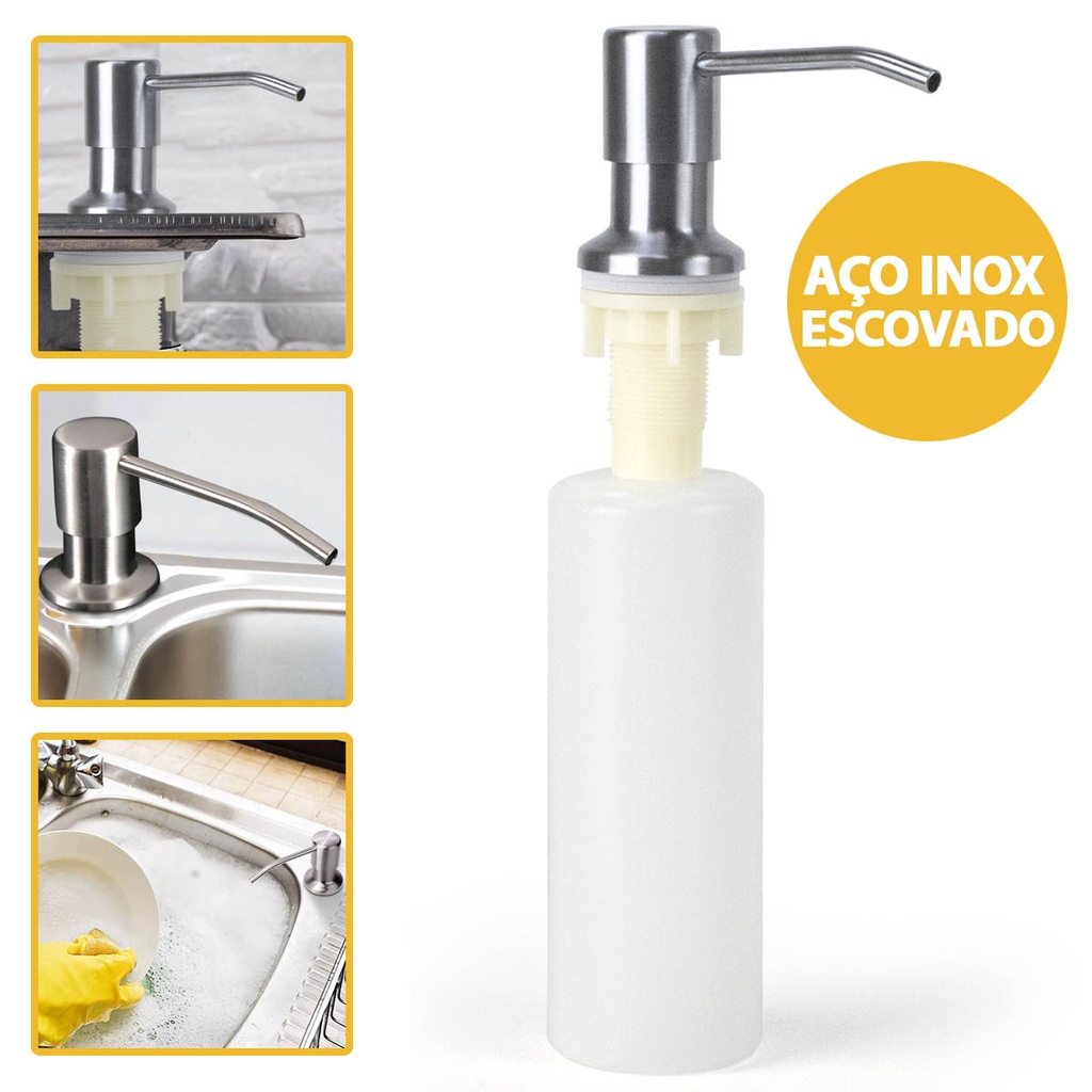 Dispenser Sabonete Líquido Inox: Onde Comprar | BuscaProdutos
