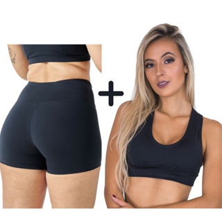 Kit Short + Top Fitness Academia Crossfit Suplex 1004# em Oferta na Shopee