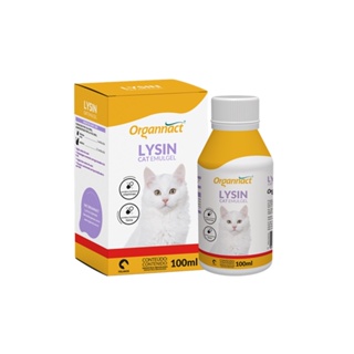 Lysin Cat Emulgel 100ml - Organnact em Oferta na Shopee