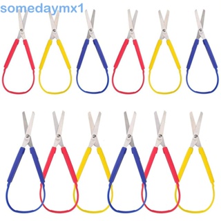 Somedaymx1 Tesouras Adaptadora Multicolorida Para Crianças / Adultos / Artesanato / Escola / Artigos De Papelaria em Oferta na Shopee