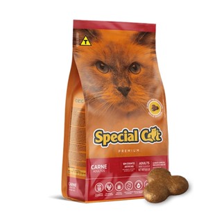 Ração Seca Special Cat Premium Para Gatos Adultos Sabor Carne 10 Kg