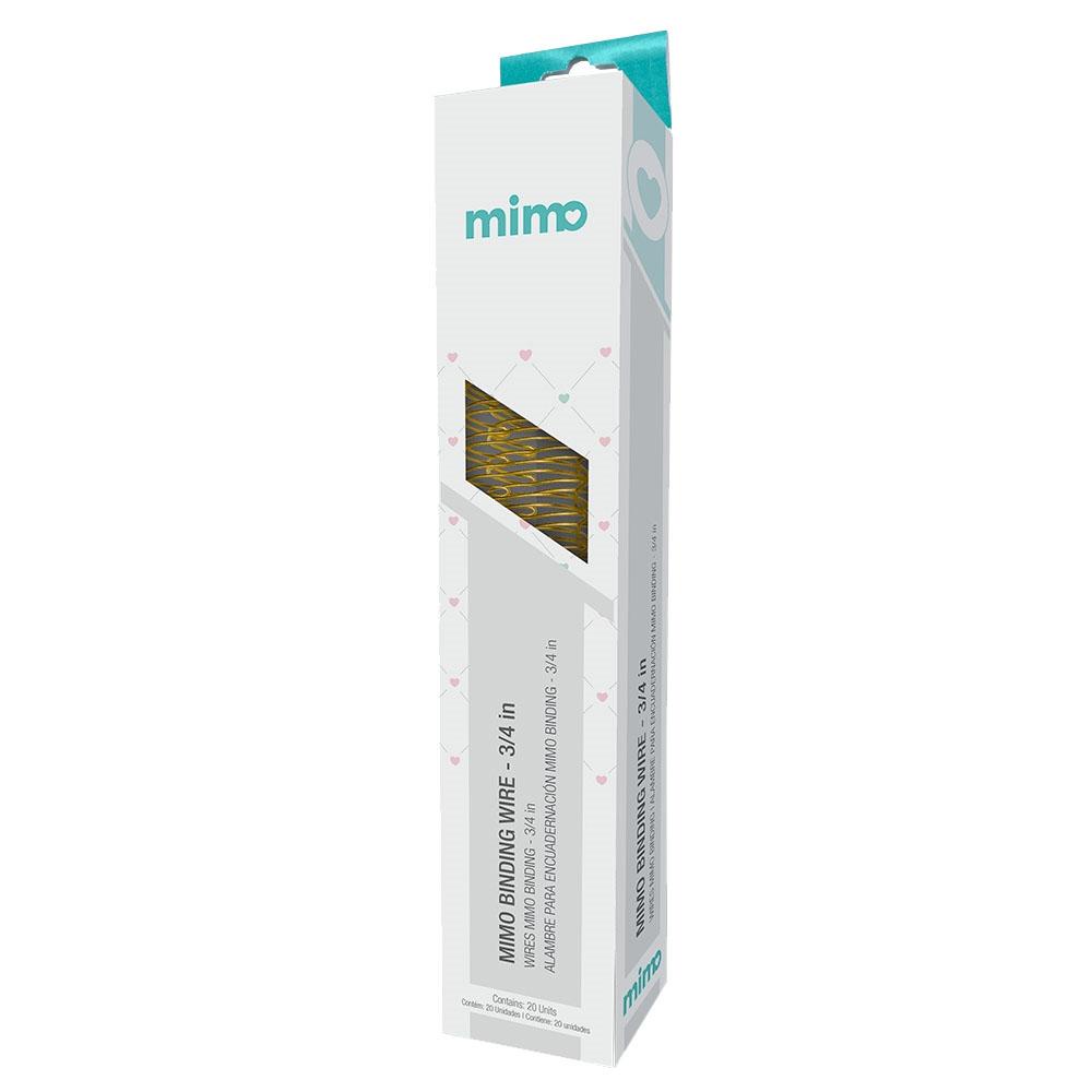 Wire-o para Encadernadora Mimo Binding  - Dourado - 3/4 in - 20 Unids em Oferta na Shopee