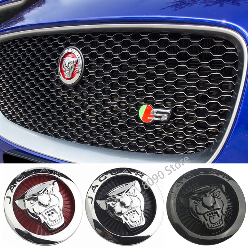 Emblema Da Grade Dianteira Do Carro , Logotipo Frontal Automático , Decalque Decorativo Para Jaguar XJ XJL XE XEL XF XFL