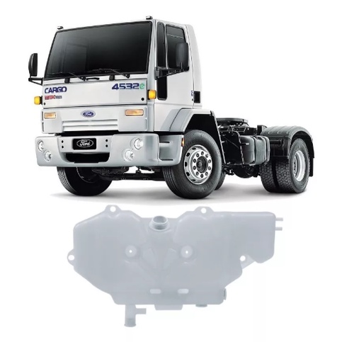 Tanque Expansão Radiador Ford Cargo Eletrônico até 01/2010 - 2 Sensores