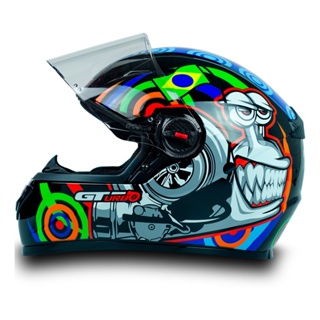Capacete Para Moto FW3 GT Turbo Fechado Preto Tamanho 56 Com Narigueira e Viseira Transparente em Oferta na Shopee