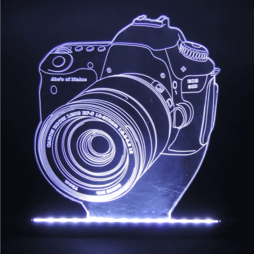 Luminaria LED - Camera 3D