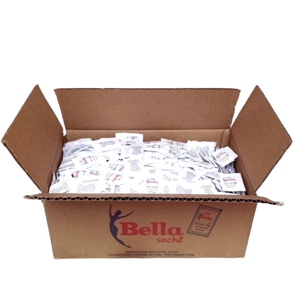Sal Sachê 2000 Unidades 0,8 g Bella em Oferta na Shopee