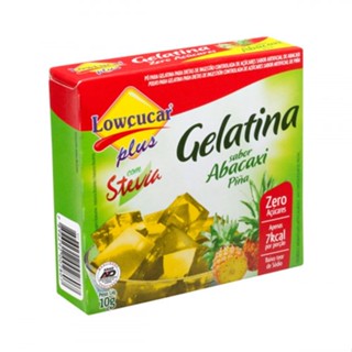 Gelatina Zero abacaxi 10g Lowcucar